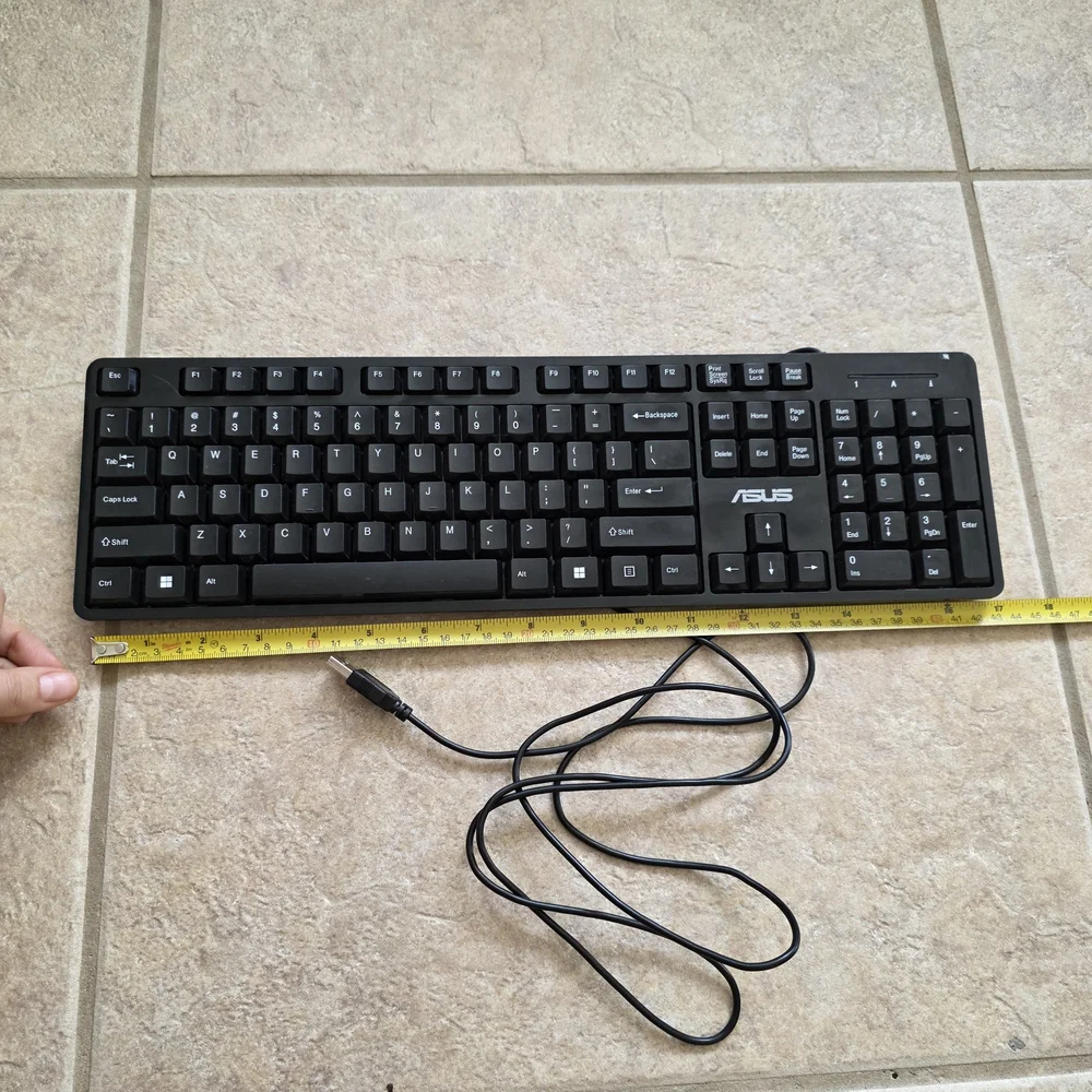 ASUS Black Wired Keyboard